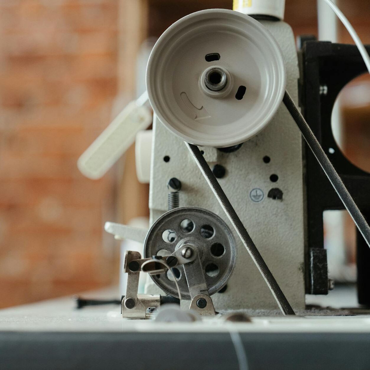 white and black camera on white table