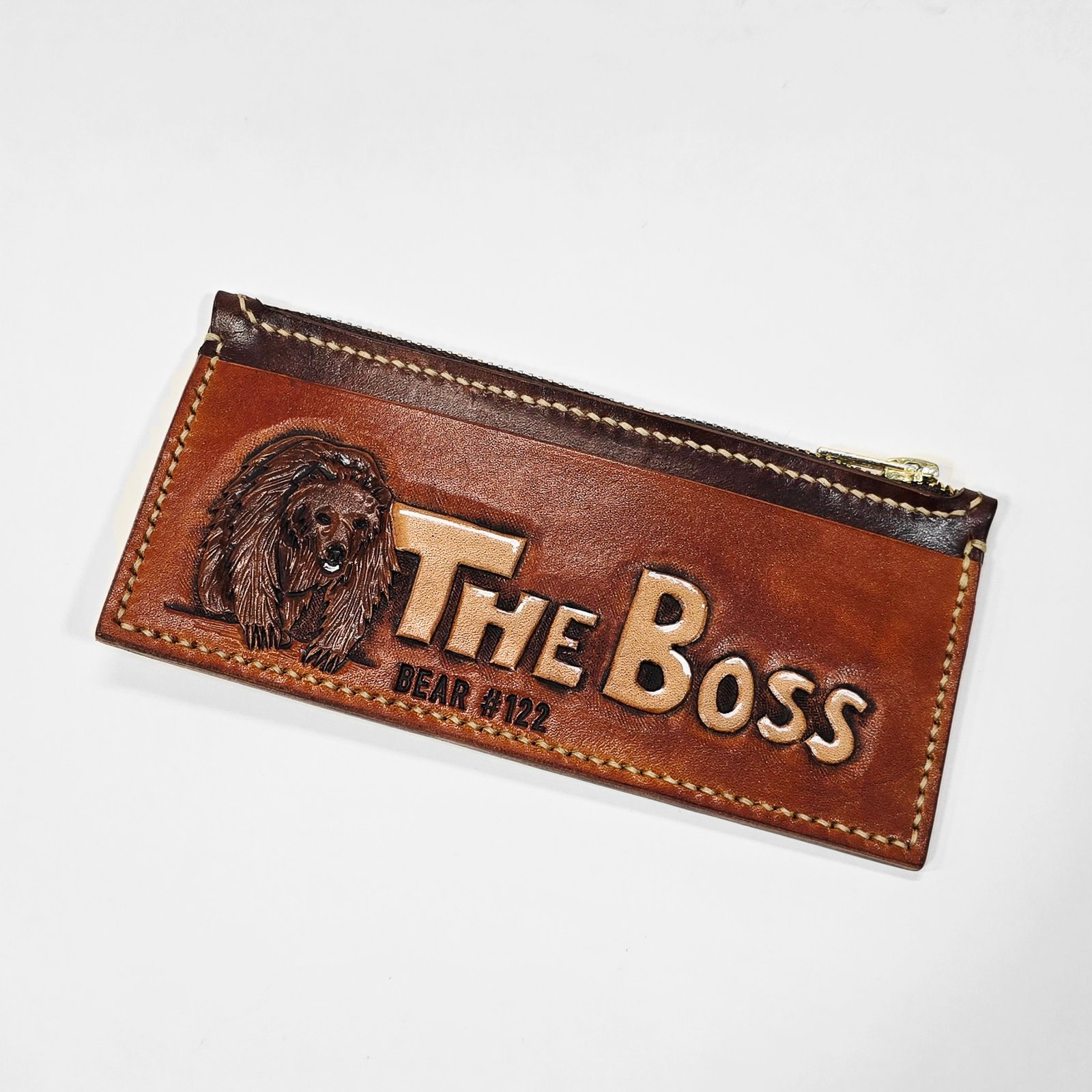 Carved Trooper Wallet The Boss