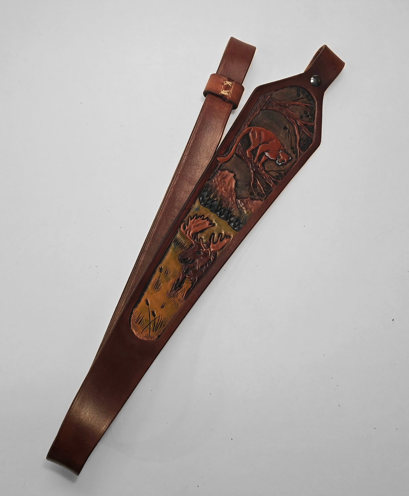 Riffle Sling With Moose and Cougar